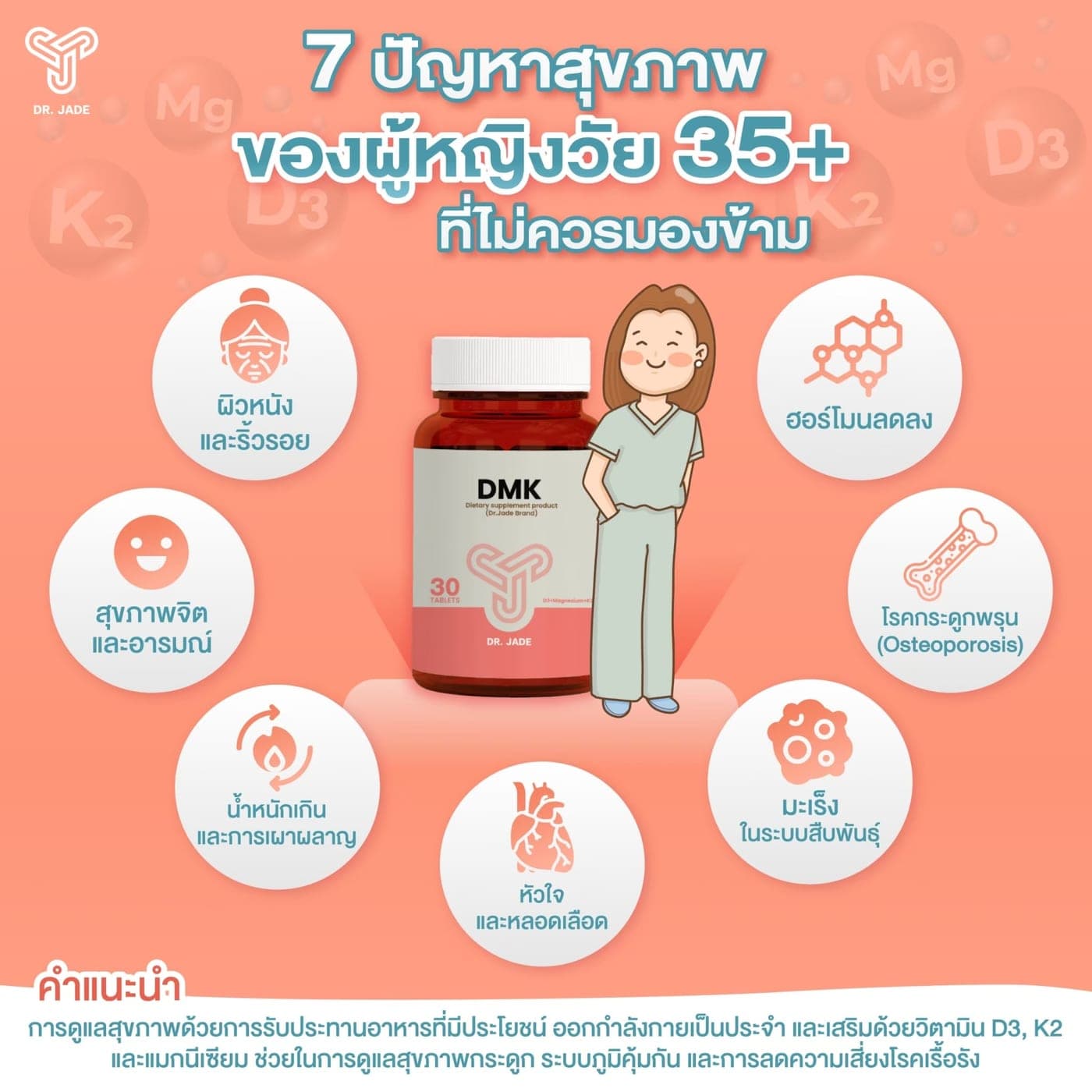 7 ปัญหาสุขภาพของผู้หญิงวัย 35+ ที่ไม่ควรมองข้าม